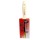 VELVET TOUCH 61525 2-1/2" BURGUNDY/WHITE SOLID VARNISH BRUSH