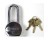 G-FORCE 60504 HEAVY DUTY STEEL PADLOCK LONG SHACKLE KEYED ALIKE 73573 KEYWAY