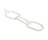 CAMPBELL T0722004N #10 DECORATOR CHAIN WHITE POLYCOATED 40' RL LOW CARBON STL