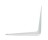 G-FORCE 41155 5" X 6" WHITE SHELF BRACKET