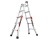 LITTLE GIANT 15413 VELOCITY IA 3'-11' ALUMINUM ARTICULATED EXTENSION LADDER