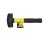 G-FORCE 21136 3 LB HAND DRILLING HAMMER FIBERGLASS HANDLE WITH RUBBER GRIP