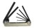 EKLIND 21171 1.5 - 6.0 CLASSIC FOLD-UP 7PC HEX METRIC SET