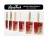 VELVET TOUCH 61500 BURGUNDY/WHITE SOLID VARNISH BRUSH ASSORTMENT