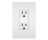 RADIANT NTL885TRWCC6 15A TAMPER-RESISTANT WITH NIGHTLIGHT WHITE