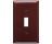 PASS & SEYMOUR  TP1 1-GANG THERMOSET WALL PLATE TOGGLE WITHOUT LINE