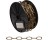 CAMPBELL T0722003N #10 DECORATOR CHAIN ANTIQUE BRASS 40' RL LOW CARBON STEEL