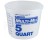 IPL 1045181 CLEAR 10M3 5 QUART MULTI-MIX ALL PURPOSE CONTAINER