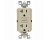 LEVITON SAN R91 20A-125V SELF TEST GFCI OUTLET IVORY
