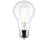 SATCO S12462 8W A19 LED CLEAR MEDIUM BASE 2700K 120V 4PK