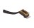 DQB 08315 8-1/2" BBQ BRASS WIRE BRUSH WITH SCRAPER PLASTIC HANDLE