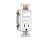 RADIANT 1597SWTTRWCCD4 15A GFCI/SWITCH SELF TEST OUTLET WHITE