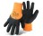 BOSS 7842L LARGE FLEXI GRIP PLUS HI-VIS ORANGE LATEX PALM NITRILE 3/4 DIPPED