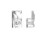 OOK 53205 1/4" CONTEMPORARY CLEAR MIRROR HOLDERS (4PK)