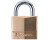 MASTER LOCK 130D WIDE BODY SOLID BRASS LOCK - 1-1/8" WIDE