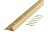 MD BUILDING 79137 72" FLUTED CARPET GRIPPER WITH TEETH IN SATIN BRASS