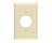 PASS & SEYMOUR  TP7ICC30 1-GANG NYLON WALL PLATE SINGLE OUTLET RECPTACLE IVORY