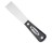 HYDE 02000 1-1/4" BLACK & SILVER FLEXIBLE PUTTY KNIFE HIGH CARBON STEEL BLADE