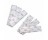 VELCRO 90073 7/8" SQUARE STICKY BACK WHITE