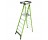LITTLE GIANT 19306 FORTRESS IAA 6' FIBERGLASS PLATFORM LADDER WITH WRAPAROUND