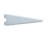 KV 19105 10.5" DOUBLE TRACK BRACKET- WHITE 182WH10.5