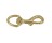 CAMPBELL T7625124 #225B 1" SWIVELING ROUND EYE BOLT SNAP POLISHED BRONZE