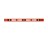 JOHNSON 7748-0 48" STRUCTO CAST ORANGE POLY I-BEAM LEVEL 3 VIALS EASY TO READ
