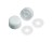 PLUMB PAK PP835-30 TOILET BOLT CAPS ROUND WHITE SNAP ON TYPE