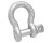 CAMPBELL T9640535 5/16" ANCHOR SHACKLE SCREW PIN HOT GALVANIZED UPC TAGGED