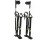 WARNER TOOL 10771 STRAP-N-STRIDE 24"- 40" ADJUSTABLE ALUMINUM DRYWALL STILTS