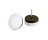 SHEPHERD 9513 1-1/2" CUSHIONED NAIL-ON GLIDES PLASTIC BASE (4CD)