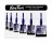 VELVET TOUCH 40000 BLACK BLENDED BRISTLE VARNISH BRUSH ASST