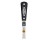 HYDE 02005 3/4" BLACK & SILVER FLEXIBLE PUTTY KNIFE HIGH CARBON STEEL BLADE