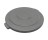 CARLISLE BRONCO 84105623 55 GAL GRAY ROUND WASTE BIN CONTAINER LID