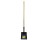G-FORCE 52796 ECO-TOUGH DIY SQUARE POINT SHOVEL LONG WOOD HANDLE