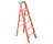 LOUISVILLE FXS1506 6' CROSS STEP LADDER TYPE IA 300LB RATED SHOX & RAPTOR BOOT