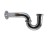 PLUMB PAK PP150CP P TRAP 22 GAUGE 1 1/2" X 1 1/2" CHROME PLATED