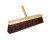 DQB 10702 18" HEAVY DUTY PALMYRA GARAGE SWEEP BROOM 4" TRIM 2 THREADED HOLES
