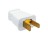 PASS & SEYMOUR  SA540WCC10 15A 125V RESIDENTIAL POLARIZED PLUG WHITE