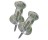 ANCHOR WIRE 122640 CLEAR PUSH PINS (16PK)