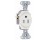 PASS & SEYMOUR  5251WCC8 15A 125V CC SPEC SINGLE RECEPTACLE WHITE