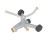 GILMOUR WS405S 42' DIA 3-ARM WHIRLER METAL SPRINKLER CIRCULAR PATTERN