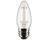 SATCO S21832 3W TORPEDO LED CLEAR MEDIUM BASE 2700K 120V 250 LUMENS 2PK