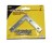G-FORCE 40408 3" CORNER IRON ZINC PLATED CARDED WITH SCREWS (4/CARD)
