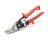 WISS M1R 9-3/4" METALMASTER COMPOUND RED LEFT ACTION SNIP CUTS STRAIGHT