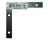 G-FORCE 40461 3" CORNER IRON ZINC PLATED BULK NO SCREWS