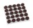 SHEPHERD 9958 SURFACE GARD 1/2" BROWN MEDIUM DUTY SELF STICK FELT PADS (24CD)