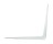 G-FORCE 41159 12" X 14" WHITE SHELF BRACKET