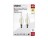 SATCO S21841 4W TURN TIP LED CLEAR CANDELABRA BASE 3000K 350 LUMENS 120V 2PK