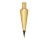 JOHNSON 108 8 OZ BRASS PLUMB BOB WITH REPLACEABLE HARDENED STEEL TIP
